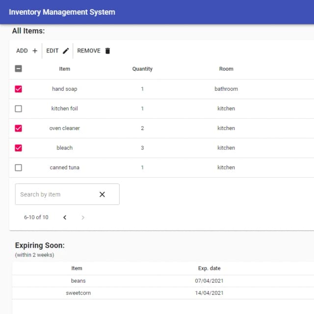 Inventory Management System
